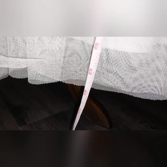 Blondie Nights by Stacy Sklar Navy Blue/ White Tulle Halter Formal Dress Size 7 - Picture 14 of 16